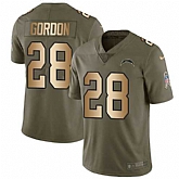 Nike Chargers 28 Melvin Gordon Olive Gold Salute To Service Limited Jersey Dzhi,baseball caps,new era cap wholesale,wholesale hats